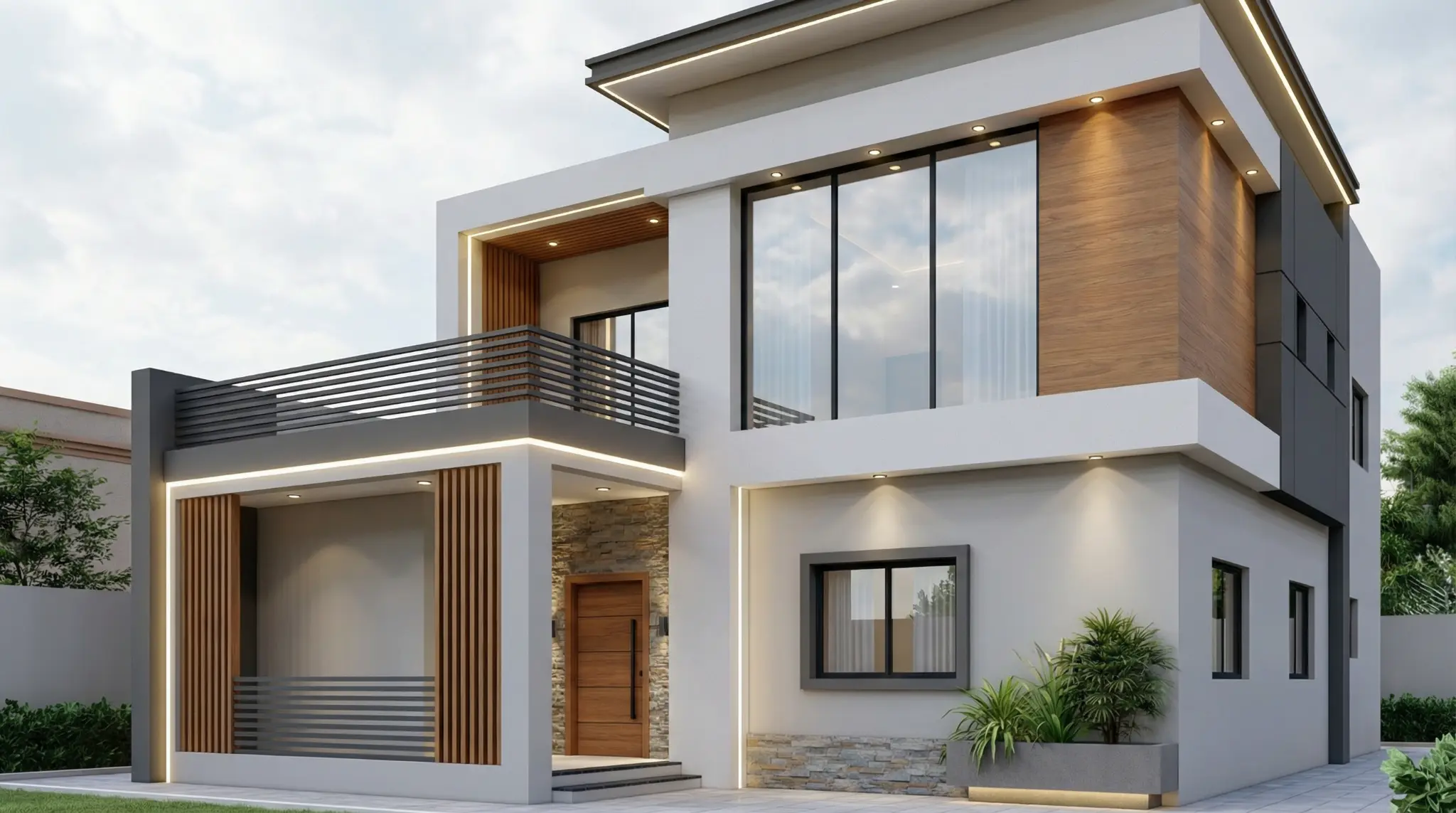 تصميم واجهة مودرن