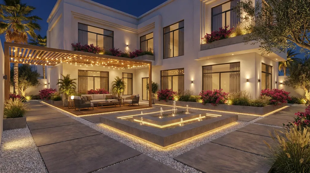 تنسيق حدائق - ليلي